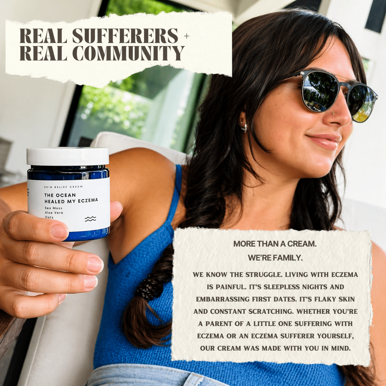 The Ocean Healed My Eczema™ Natural Soothing Cream – Anti-Itch Relief